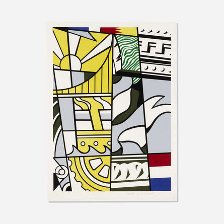 Roy Lichtenstein, ‘Bicentennial Print’, 1975