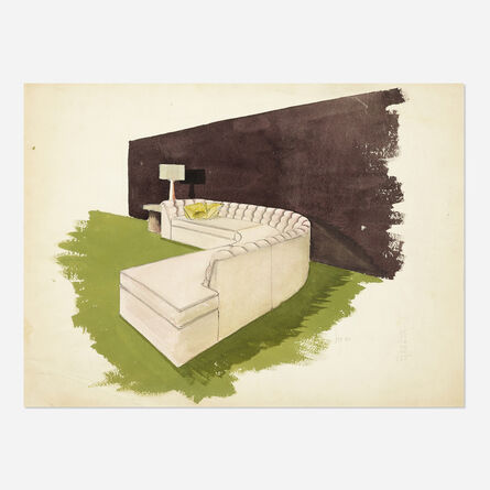 Harvey Probber, ‘Modular sofa rendering’, 1946