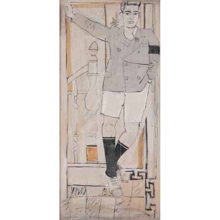 Yannis Tsarouchis, ‘Standing figure, 30.1.38’, 1938