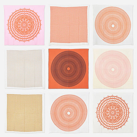 Alexander Girard, ‘Collection of ten Cut-Out Tablecloths’, 1961