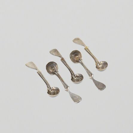 Claude Lalanne, ‘Snail spoons, set of five’, 1991