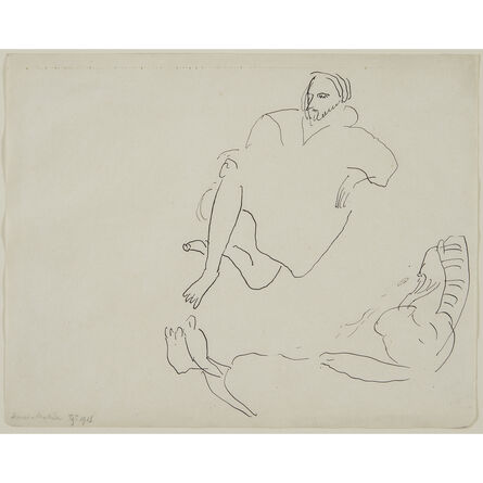 Henri Matisse, ‘Deux Personnages Allongés’, 1913