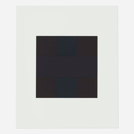 Ad Reinhardt, ‘Untitled (from the Ten Works by Ten Painters portfolio)’, 1964