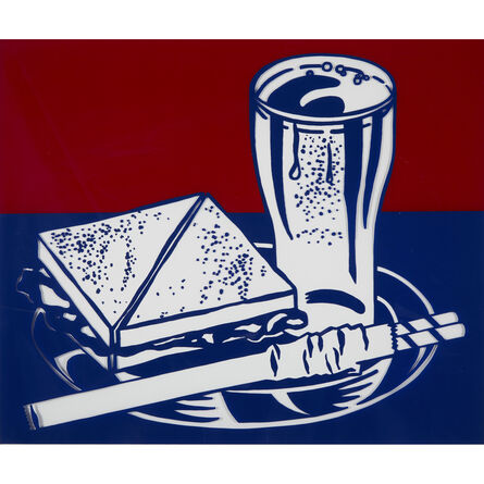 Roy Lichtenstein, ‘Sandwich and Soda from X + X (Ten Works by Ten Painters)’, 1964