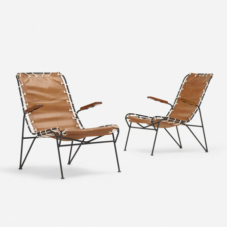 Pipsan Saarinen Swanson, ‘Sol-Air sling chairs, pair’, 1950