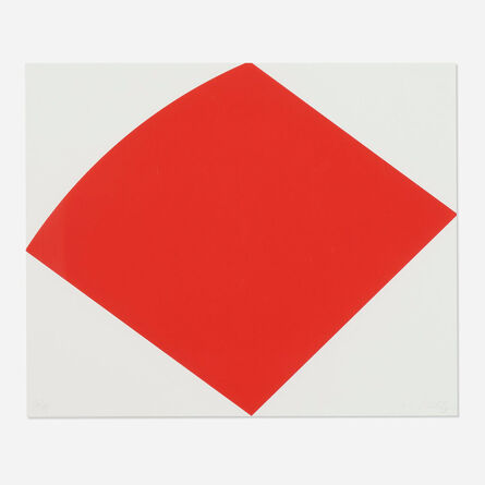 Ellsworth Kelly, ‘Red Curve’, 1996-97