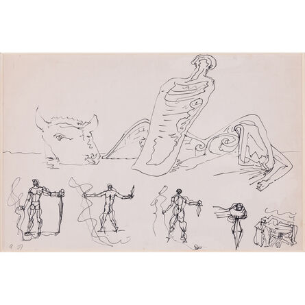 André Masson, ‘Album page’, 1938