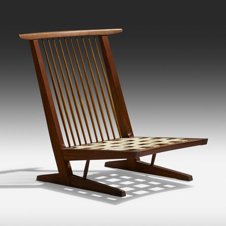 George Nakashima, ‘Conoid Cushion lounge chair’, 1966