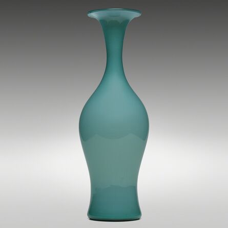 Paolo Venini, ‘Monumental Opalino vase, model 3556’, 1950