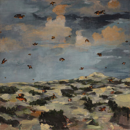 Leslie Lerner, ‘My Life in France: The Sky Above my Home is Alive with Circling Red Birds’, 1996