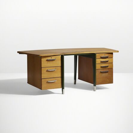 Jean Prouvé, ‘Rare Curved Standard Desk’, 1946