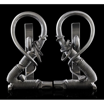 Albert Paley, ‘Pair of Forged andirons, Rochester, NY’, 2000