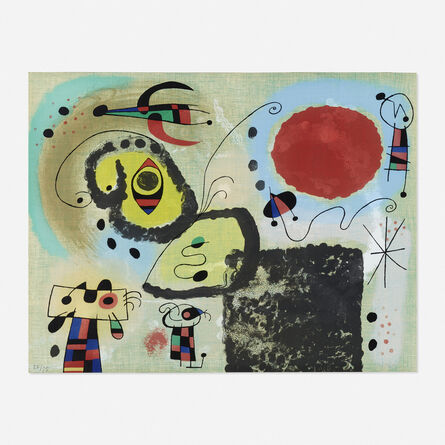 Joan Miró, ‘Centennaire pour l'imprimerie Mourlot’, 1953