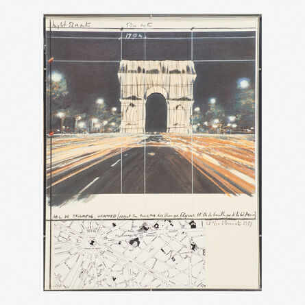 Christo, ‘Arc de Triomphe Wrapped (Project for Paris)’, 1989
