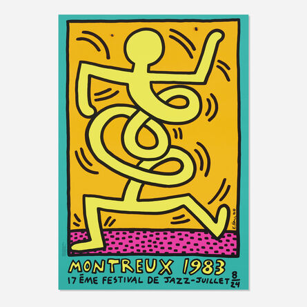 Keith Haring, ‘Montreux Jazz Festival poster’, 1983