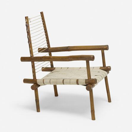 Pierre Jeanneret, ‘Early chair from Chandigarh’