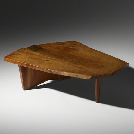 George Nakashima, ‘Rare Conoid coffee table’, 1968