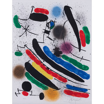 Joan Miró, ‘Miró Lithographe 1, planche 13’, 1972