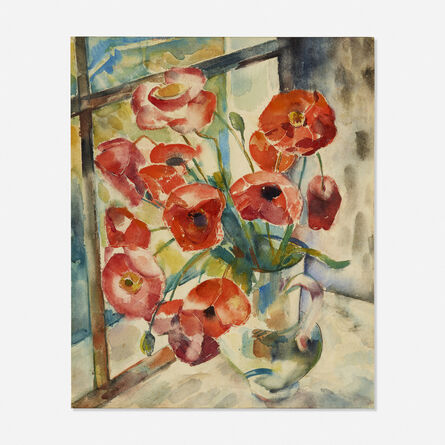 Vaclav Vytlacil, ‘Poppies in a Vase’, c. 1928