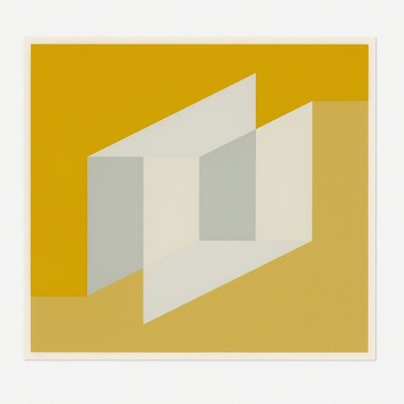 Josef Albers, ‘Never Before F (from the Never Before portfolio)’, 1975