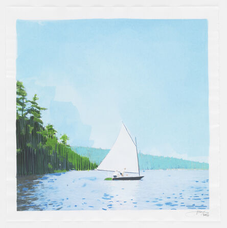 Isca Greenfield-Sanders, ‘Sailboat’, 2016