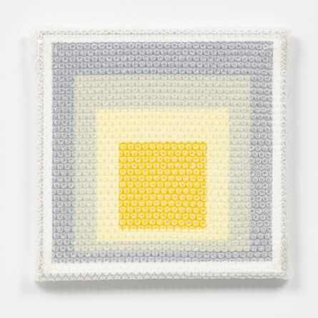 Tammi Campbell, ‘Homage to the Square with Bubble Wrap and Packing Tape (2023-57)’, 2023