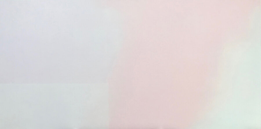 Rose powdered nebula and transparent room