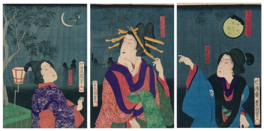 十二時秘図試歳丸・卯の刻・後朝の郭公 / 24 Hours a Day, 6 o’clock in the Morning, Ototogisu