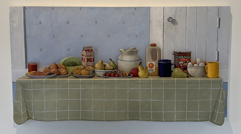 Eric Forstmann, ‘A Moveable Breakfast’, 2015/2020, Painting, Oil on board, Eckert Fine Art