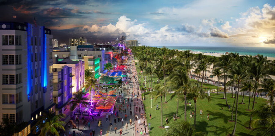 South Beach, Miami, Day to Night