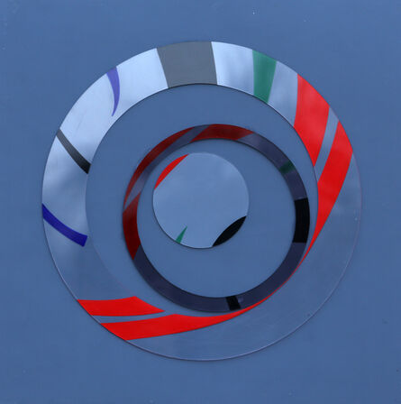 Sara Campesan, ‘Torsione della forma - Rotazione di due corona circolari e di un cerchio della forma circolare di base’, 1982