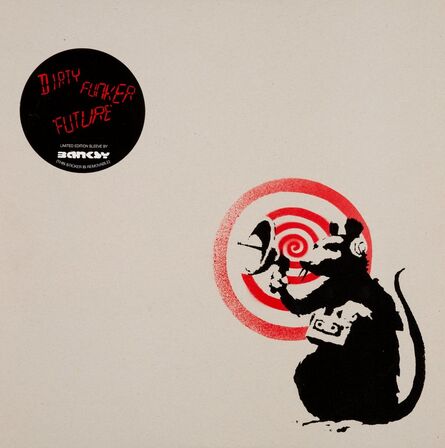 After Banksy, ‘Radar Rat Dirty Funker (Grey)’, 2008