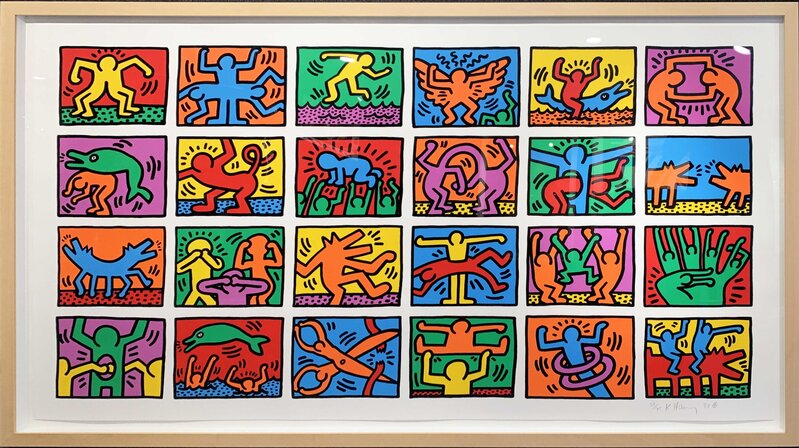 Keith Haring, ‘Retrospect’, 1989, Print, Silkscreen, Hamilton-Selway Fine Art Gallery Auction