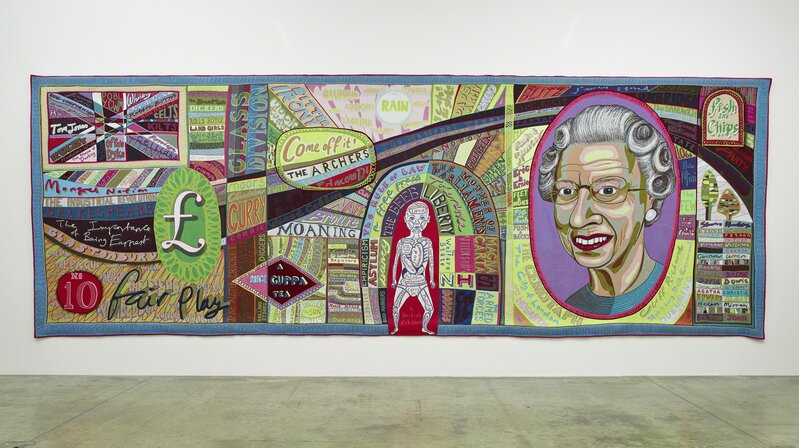Grayson Perry, ‘Comfort Blanket’, 2014, Textile Arts, Tapestry, Victoria Miro