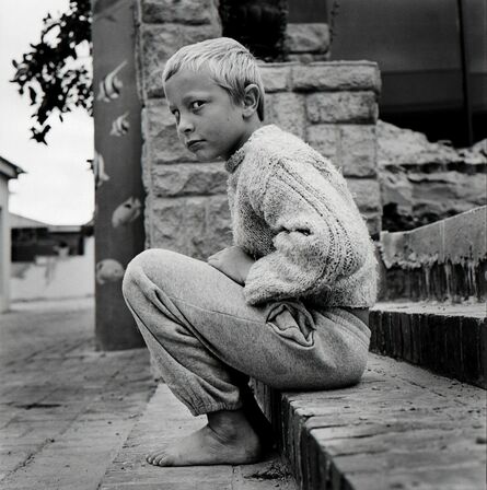 Katharine Cooper, ‘Richard Schoeman, 8 Years Old, on the Steps at Jeffreysbaai, South Africa - White Africans’, 2013