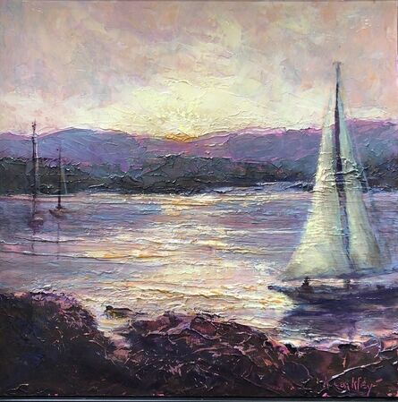 Kathy Coakley, ‘Lavender Sunset’