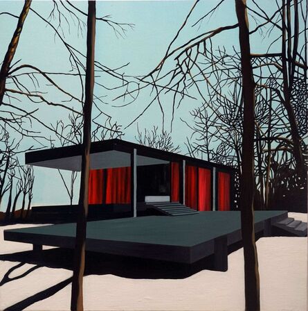 Eamon O'Kane, ‘Black Farnsworth House in Snow’, 2010
