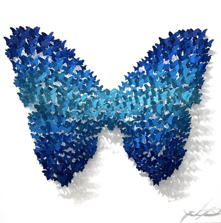 Joel Amit, ‘Circle of Life (Butterfly) - Blue’, ca. 2021