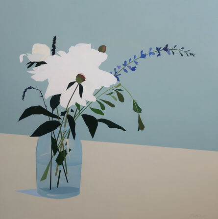 Greta Van Campen, ‘Bouquet with White Peonies’, 2020