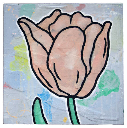 Donald Baechler, ‘Pink Tulip’, 2010