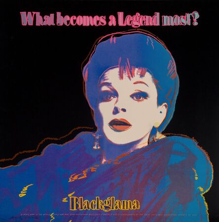 Andy Warhol, ‘Blackglama (Judy Garland), from Ads’, 1985