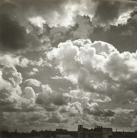 Emmanuel Sougez, ‘Cloud Study with Cityscape’, 1930s/1930s