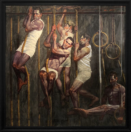 Mark Beard, ‘[Bruce Sargeant (1898-1938)] Five Gymnasts in Training’, n.d.