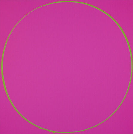 Ian Davenport, ‘Untitled Circle Painting: Magenta/Green/Magenta’, 2003