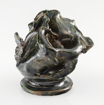 George E. Ohr, ‘Rose Vase’, circa 1900
