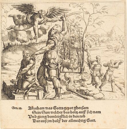 Augustin Hirschvogel, ‘The Sacrifice of Isaac’, 1547