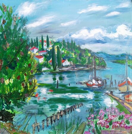 Norma de Saint Picman, ‘Water series summer 2019 - plein air in situ paintings, Seča bay, ’, 2019