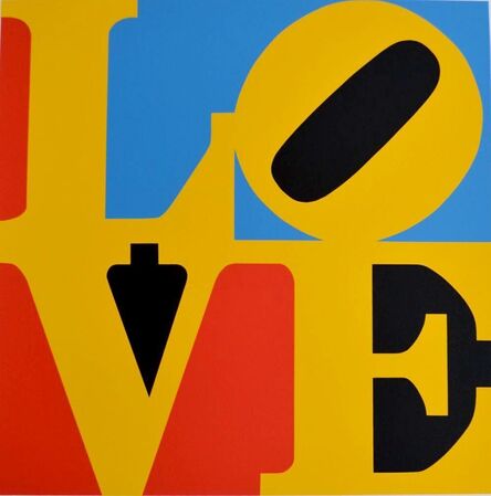 Robert Indiana, ‘Love: Yellow, Blue and Red From The Book Of Love’, 1996