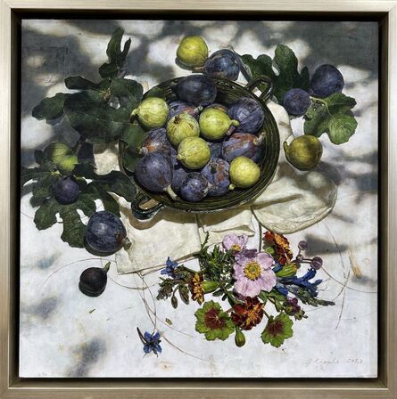 Jeffrey Ripple, ‘Figs and Flowers from My Garden’, 2023