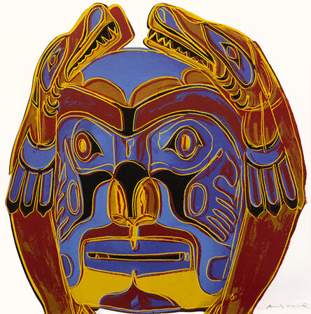 Andy Warhol, ‘Northwest Coast Mask, from Cowboys and Indians’, 1986
